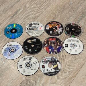 PlayStation Game Disc bundle of 10
